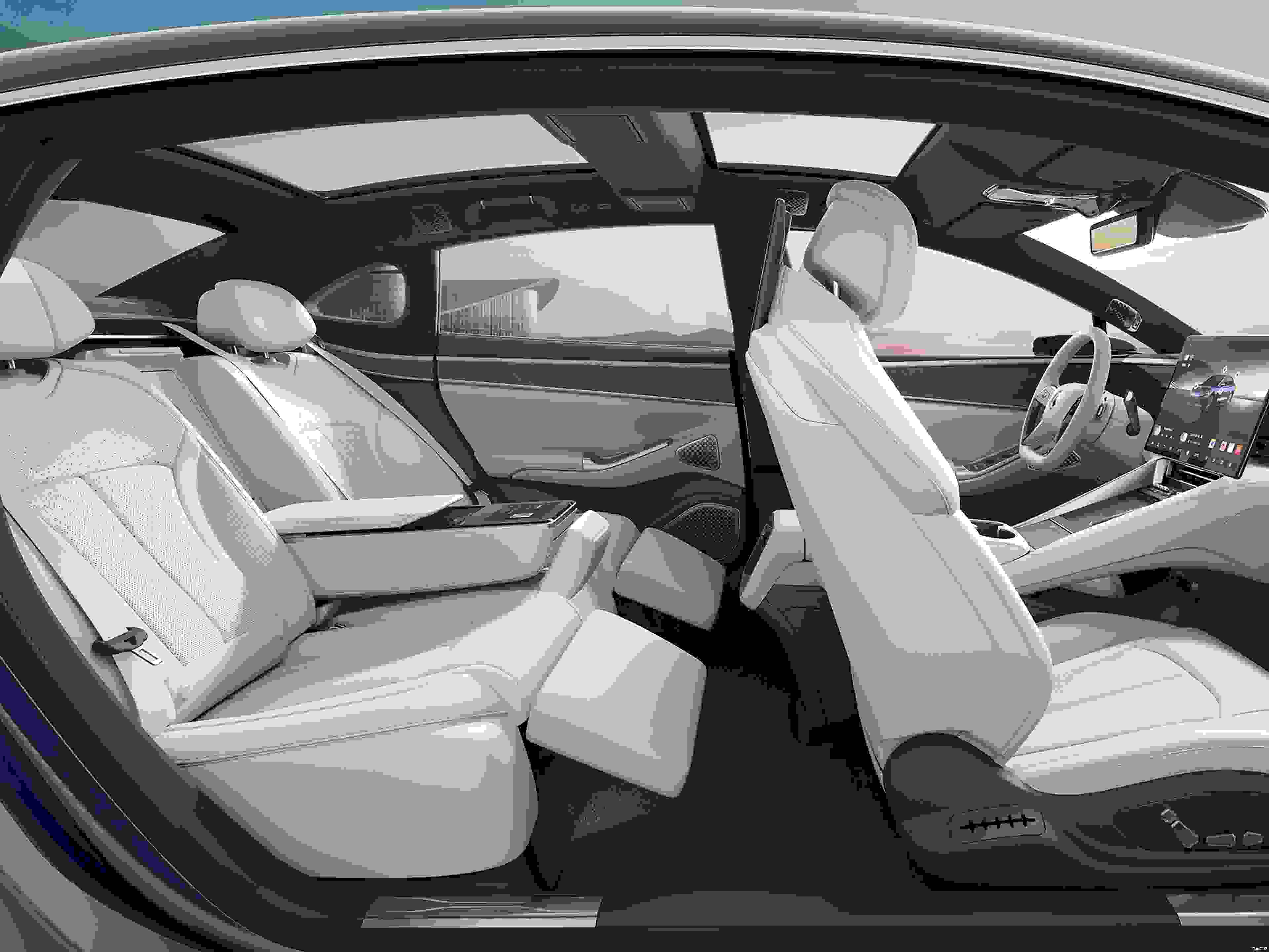 custom electric sedan vehicle