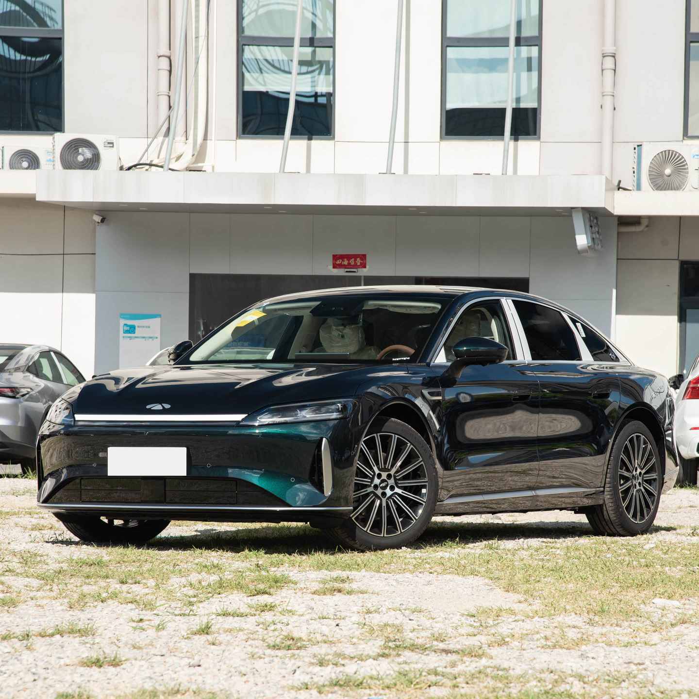 luxury long wheelbase EV car